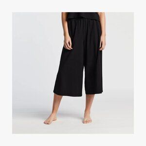 Monos Black Sevilla wide leg cropped Pants culottes